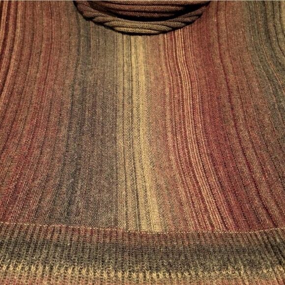 Dor Dor Couture Anthropologie Cowl Neck Poncho Sweater Size Large - Picture 10 of 16